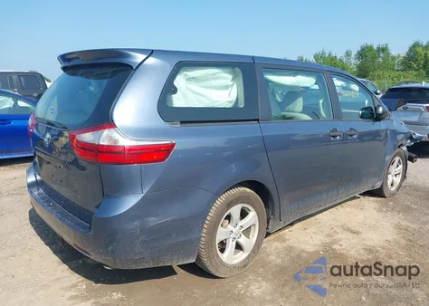 2015 Toyota Sienna from USA, damaged, VIN 5TDZK3DC1FS535383